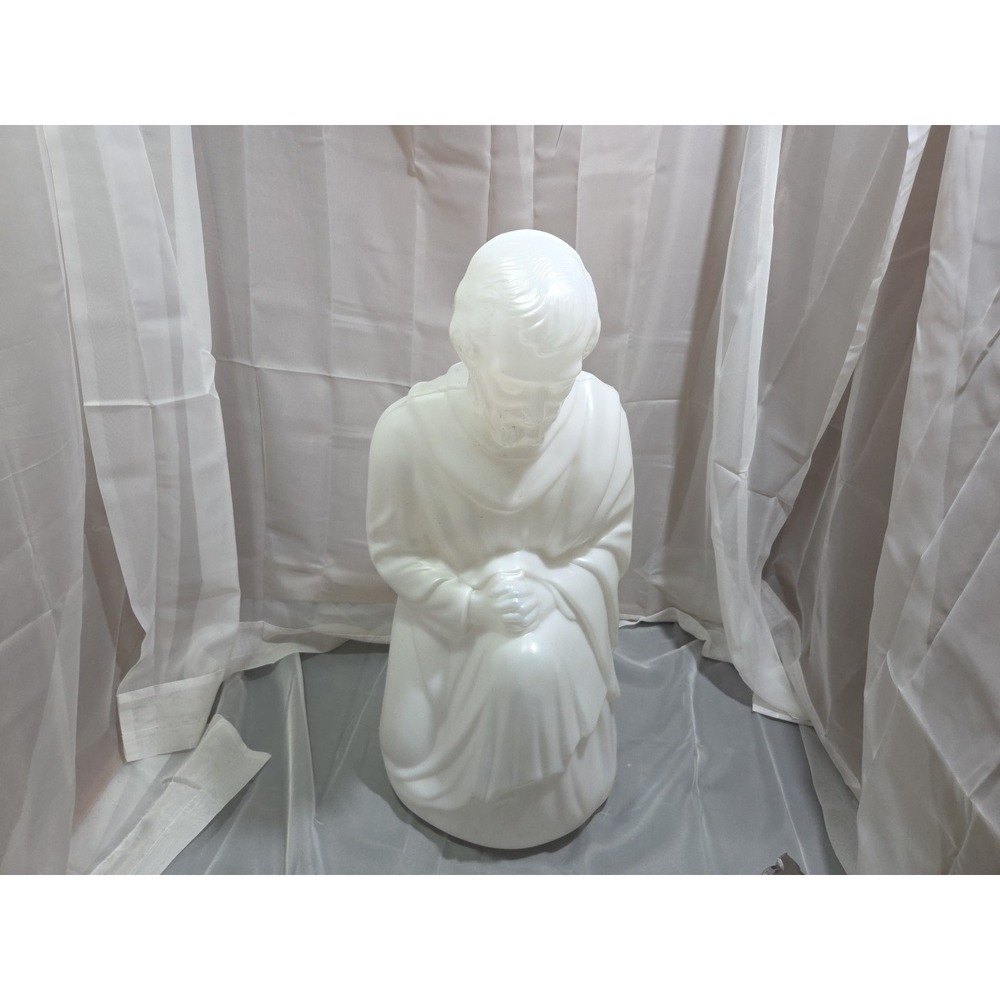 Vintage General Foam Plastic Joseph Christmas Nativity Blow Mold 27" -NO LIGHT‎